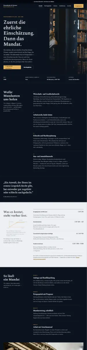 Vorschau der Demo-Website Brunnhofer & Partner, Anwalt und Recht